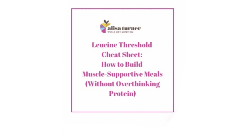 Leucine Threshold Cheat Sheet