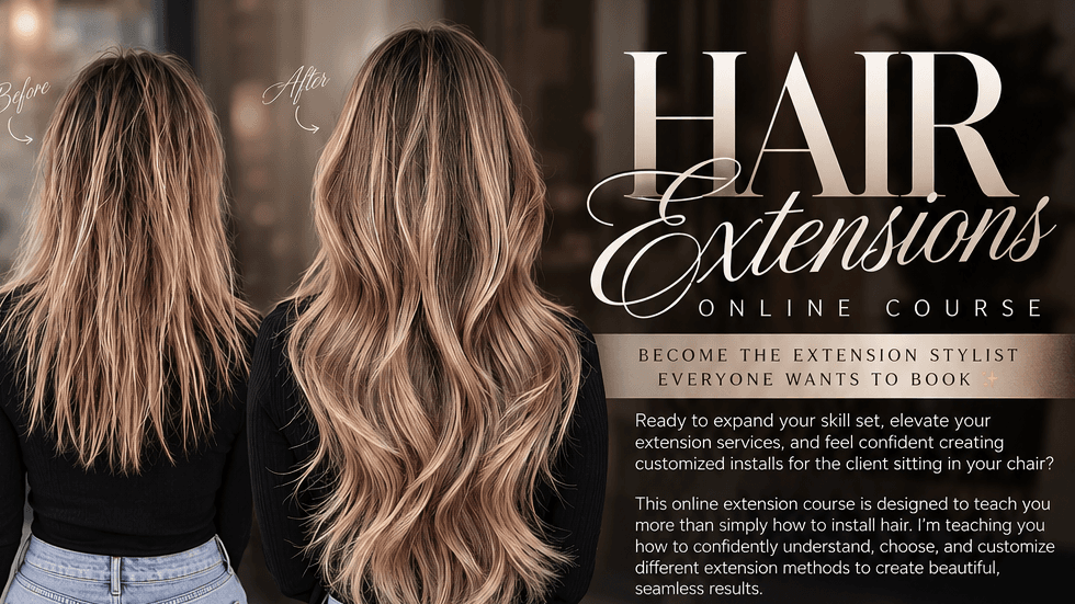 1 on 1 Hair Extension Course 