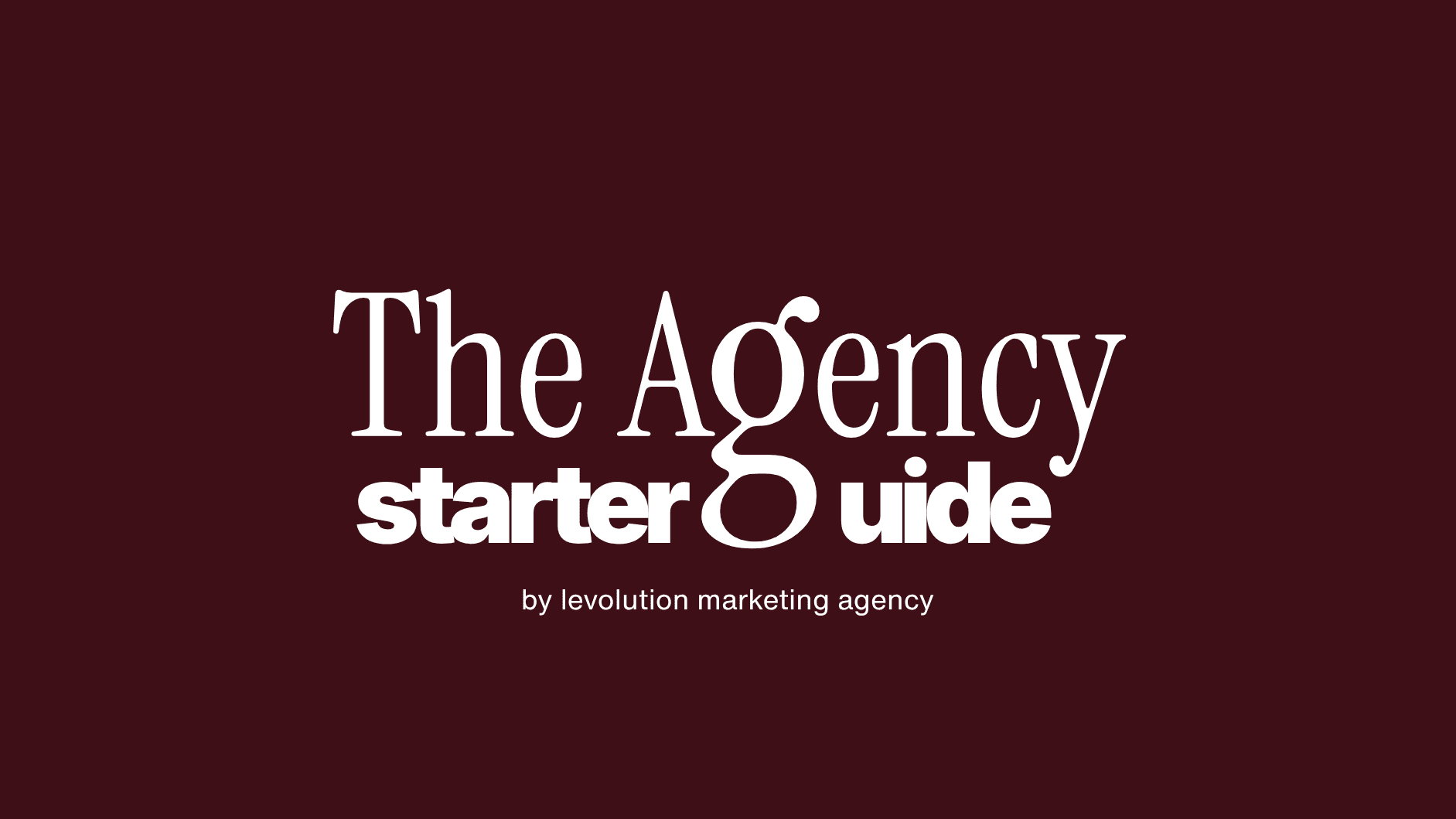 🎓The Agency Starter Guide Online Course 