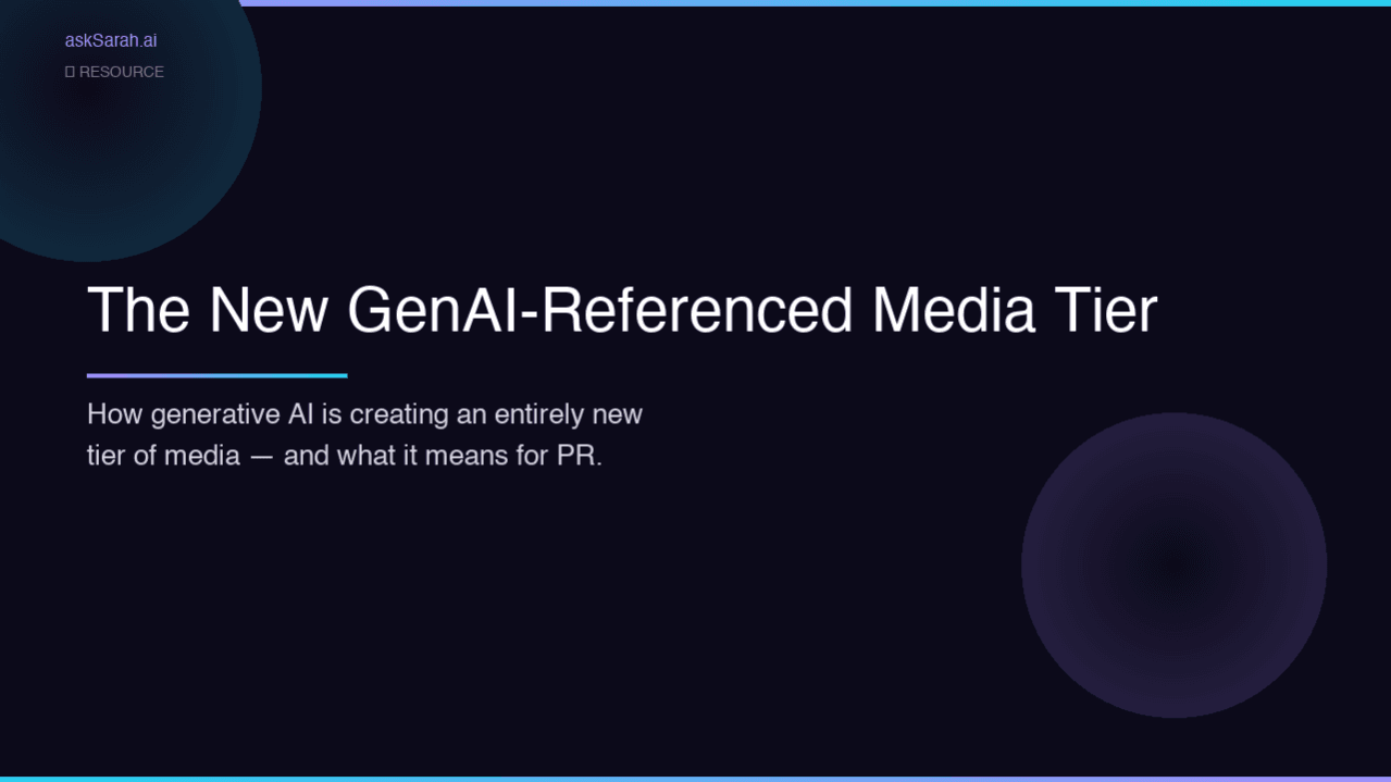 Whitepaper: The new GenAI-Referenced Media Tier 