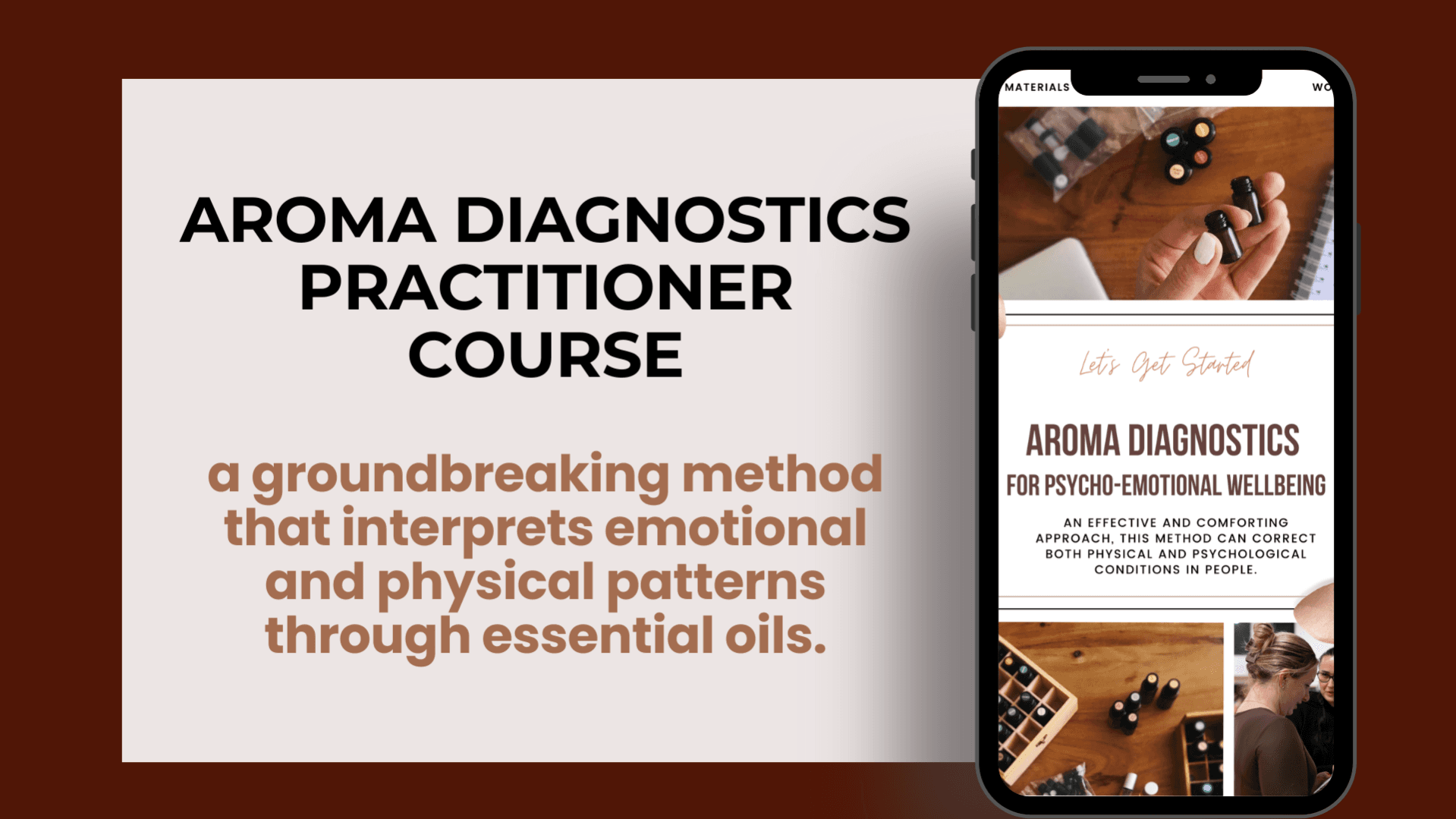 Aroma Diagnostics Practitioner Course