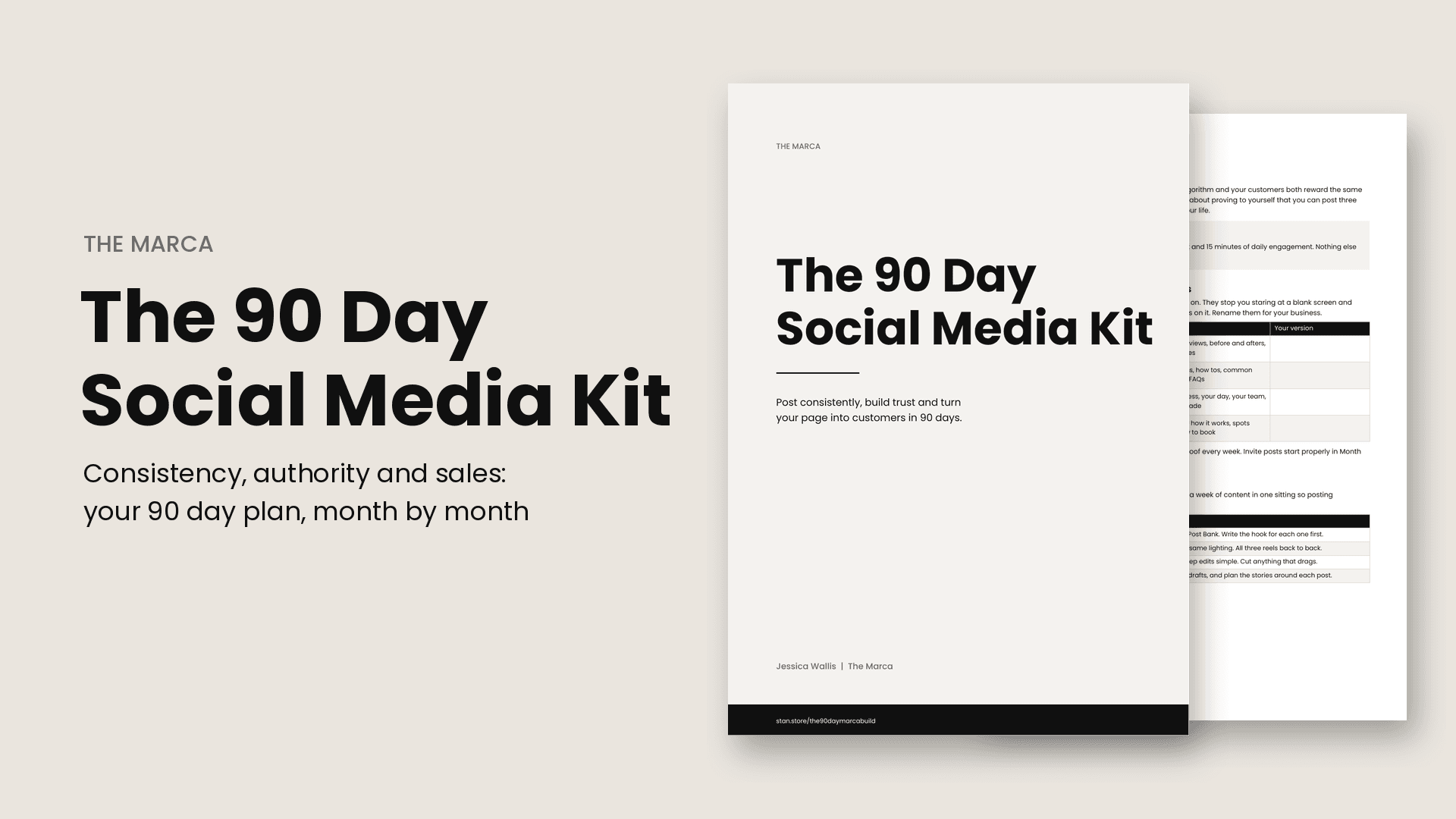 The 90 Day Social Media Kit