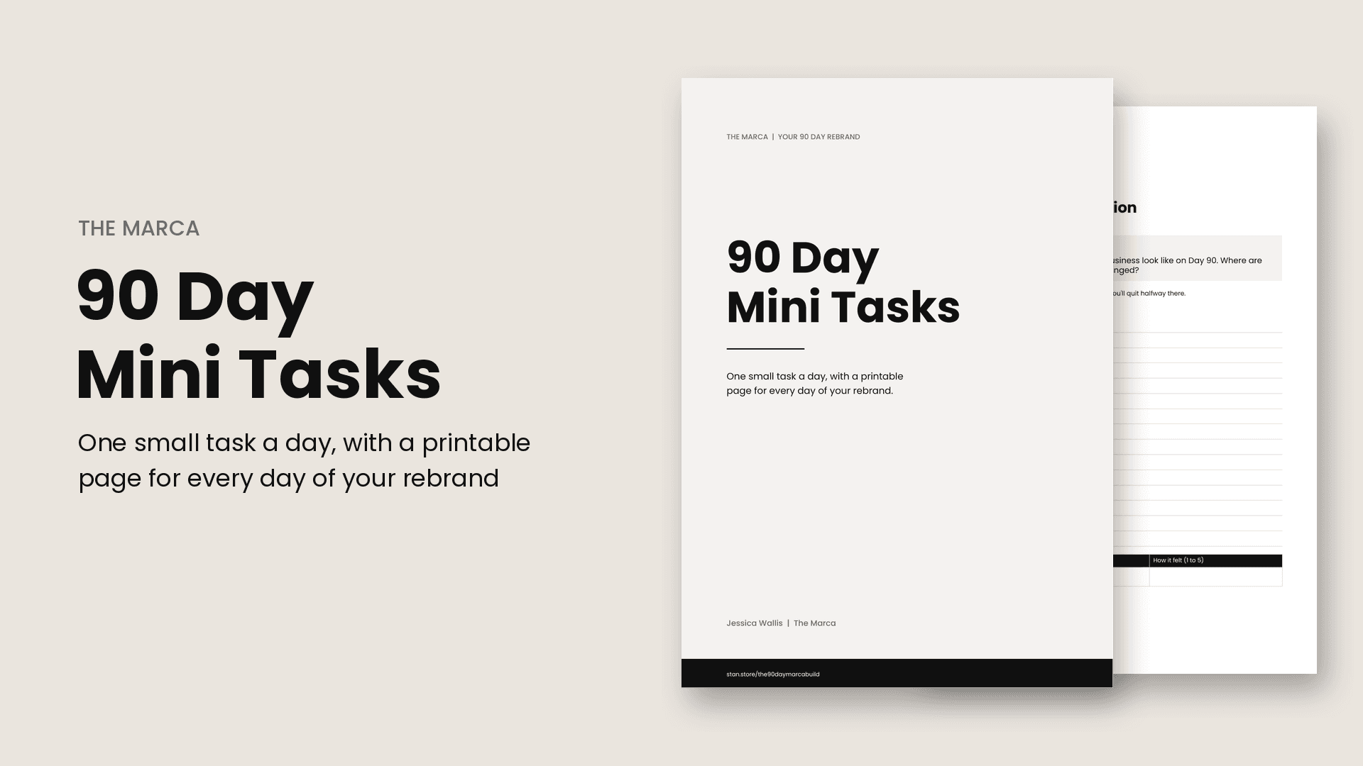 90 Day Mini Tasks