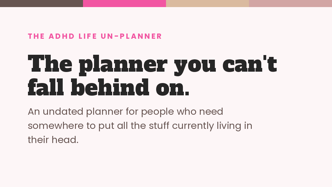 The ADHD Un-Planner 🧠⚡️