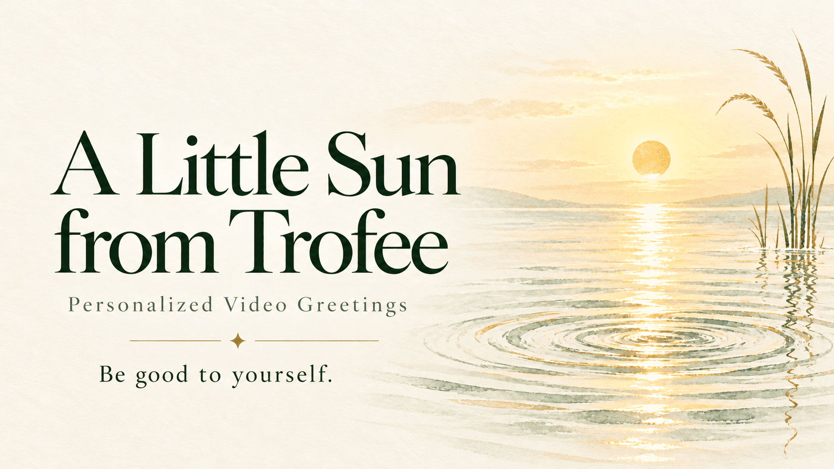 A Little Sun from Trofee 