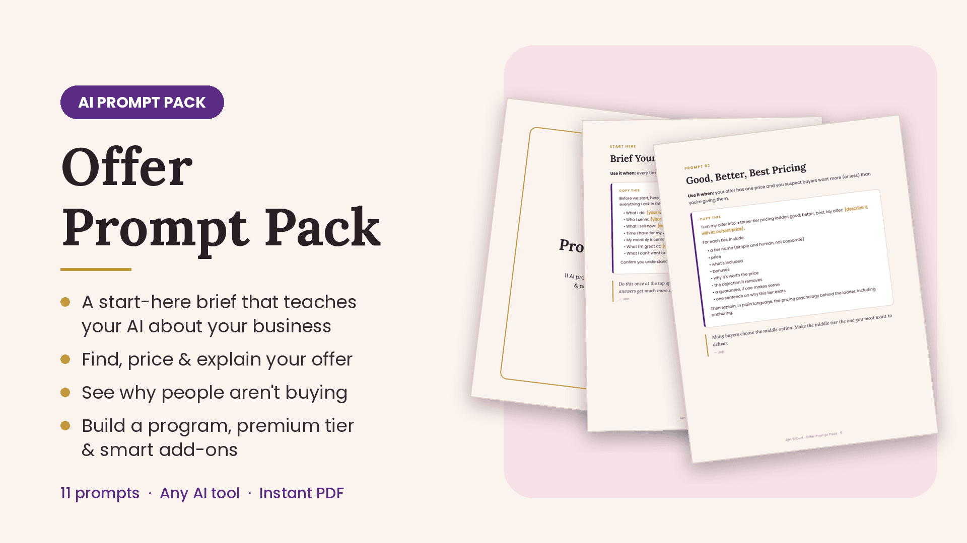 Offer Prompt Pack