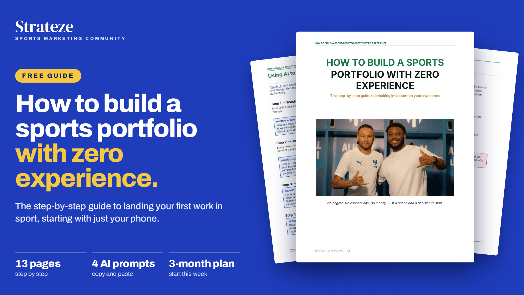 FREE:Build a Sports Portfolio With Zero Experience