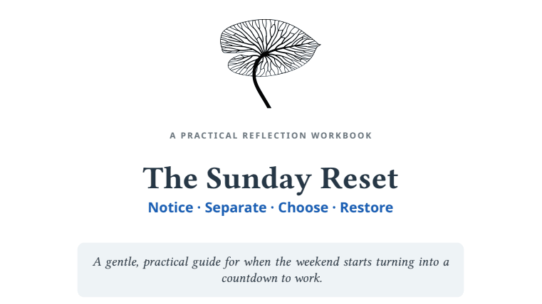 The Sunday Reset Workbook