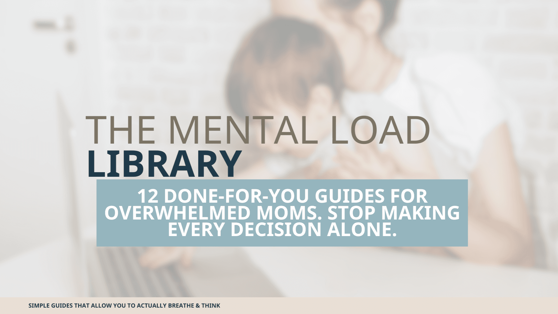 The Mental Load Library Presale