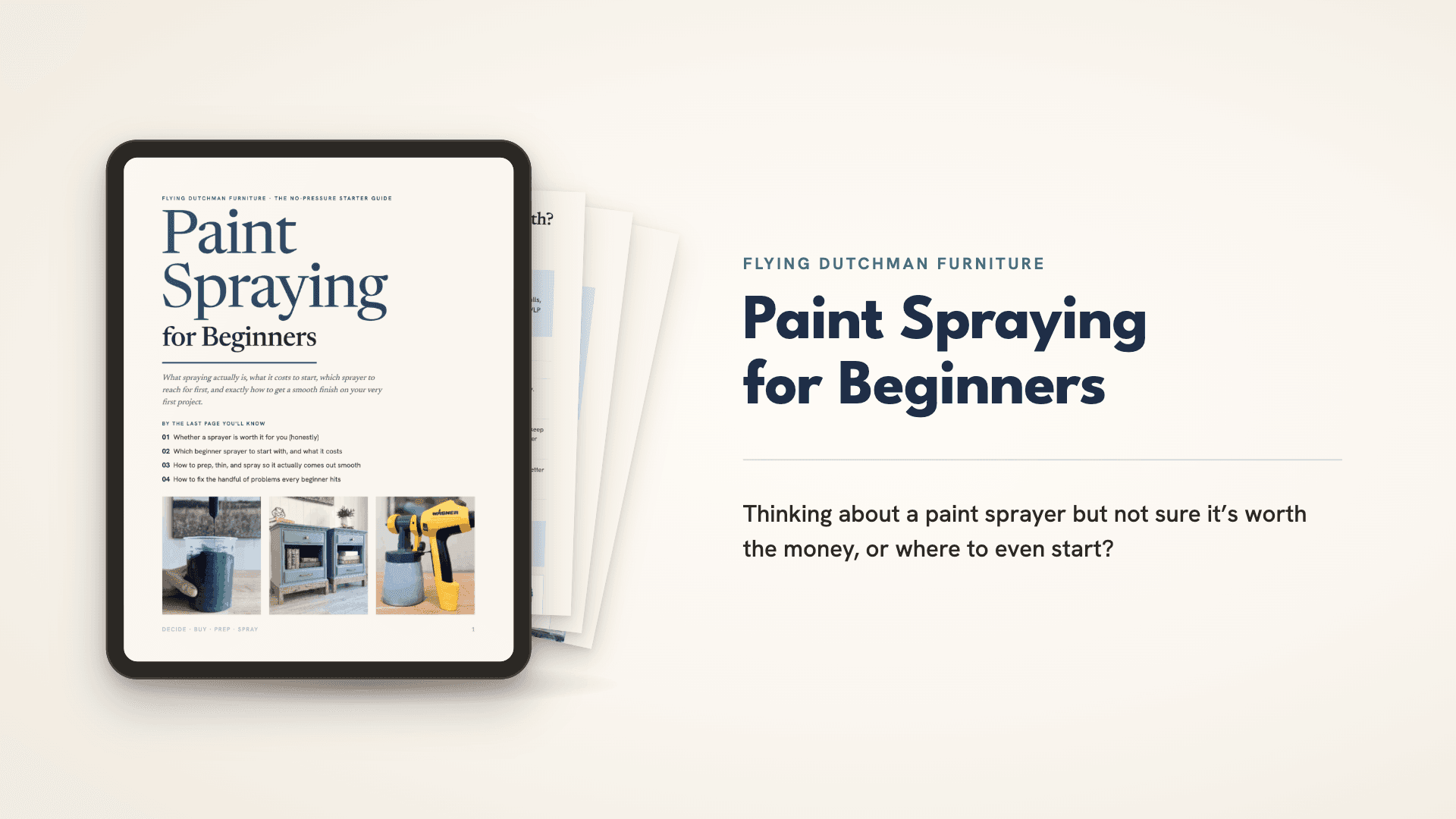 Paint Spraying for Beginners
