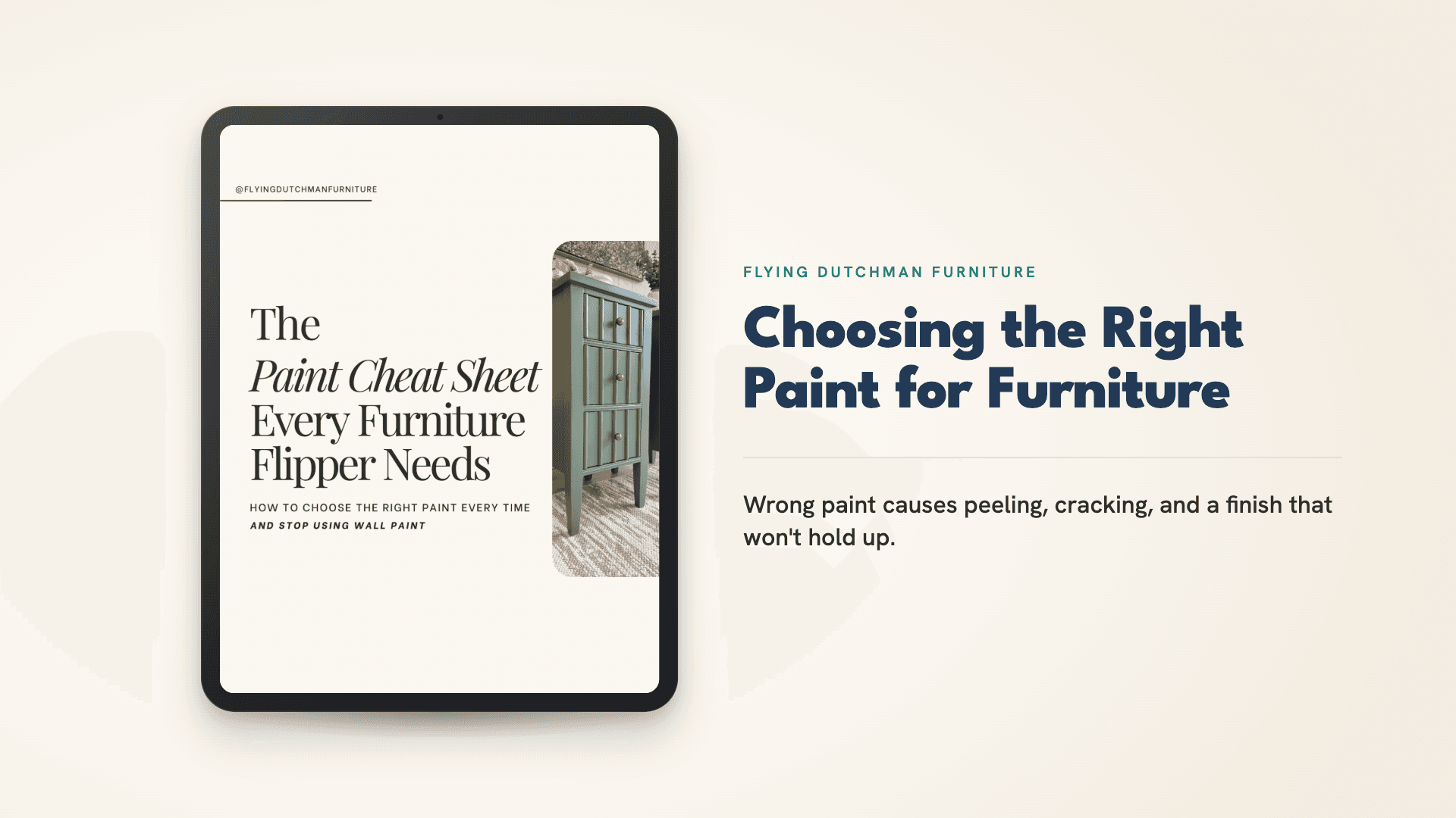 Choosing the Right Paint for Furniture