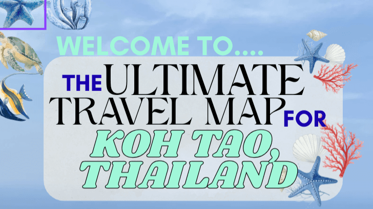 Koh Tao Travel Map