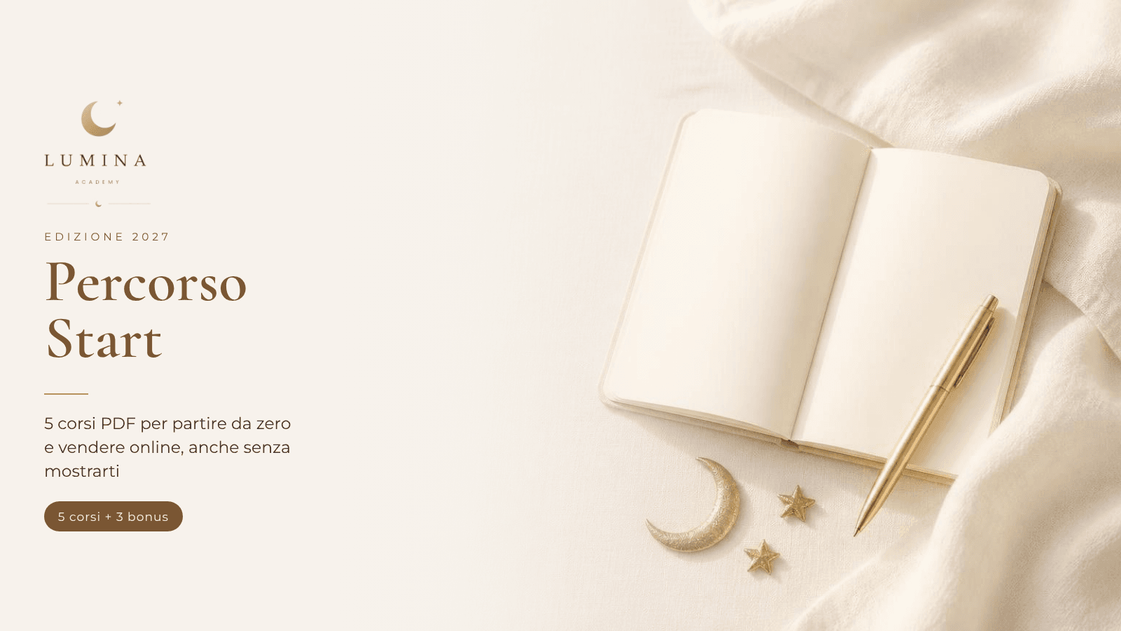🌙 Percorso Start · Lumina Academy 2027