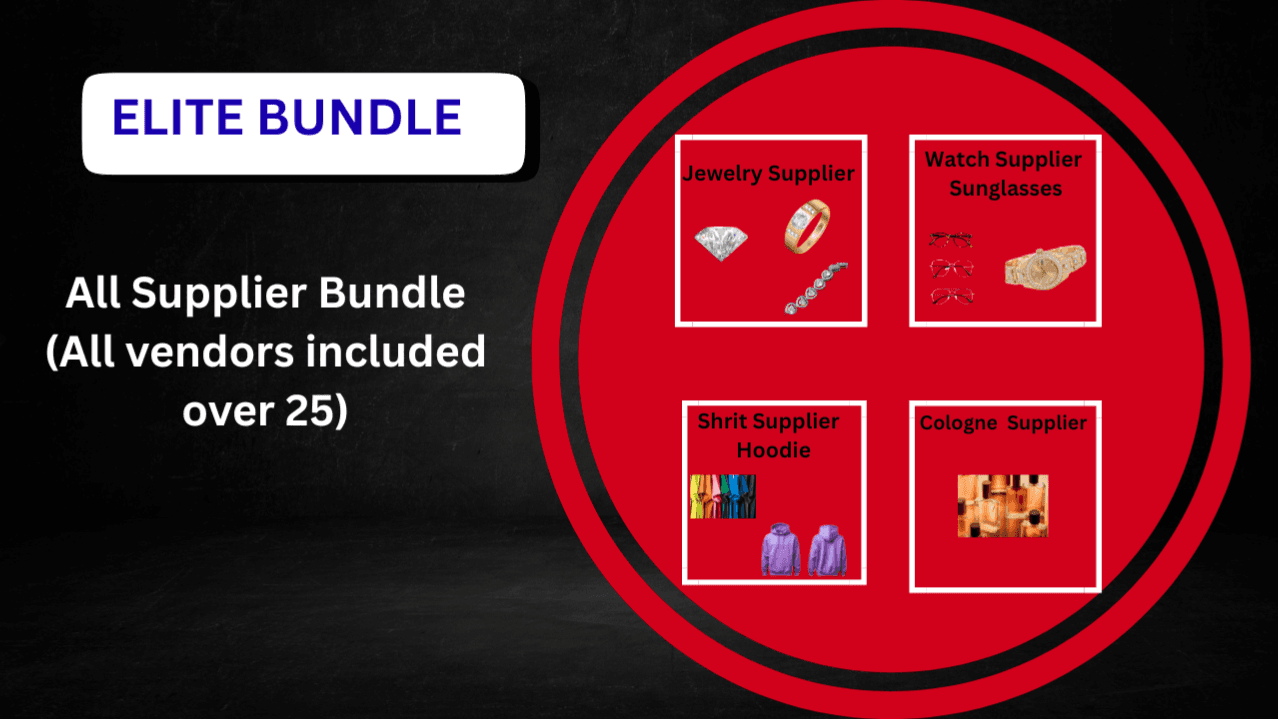 All Supplier Bundle (ALL VENDORS INCLUDED OVER 25)