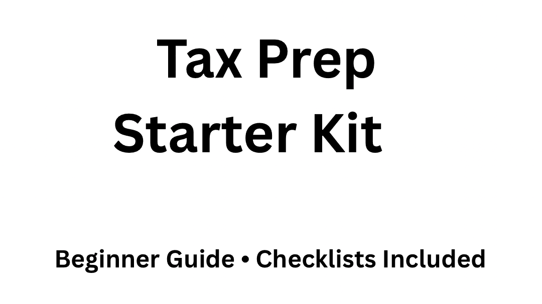 Tax Prep Side Hustle Starter Kit