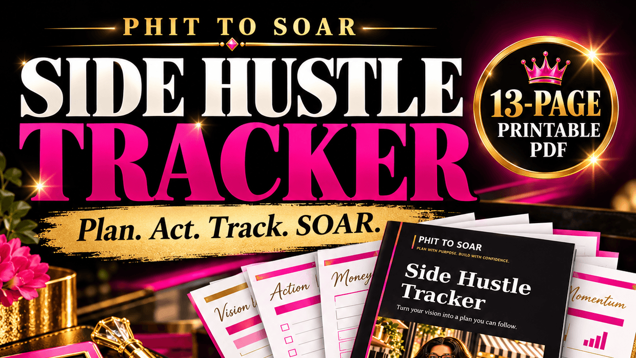 PHIT TO SOAR SIDE HUSTLE TRACKER