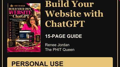 Build Your Own Website w/ChatGPT — PLR Edition