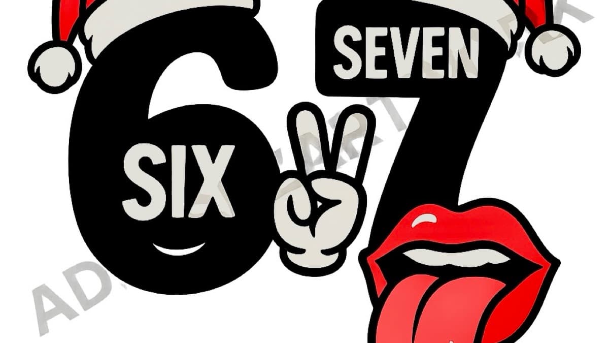 67 Six Seven Christmas Digital Design (PNG)