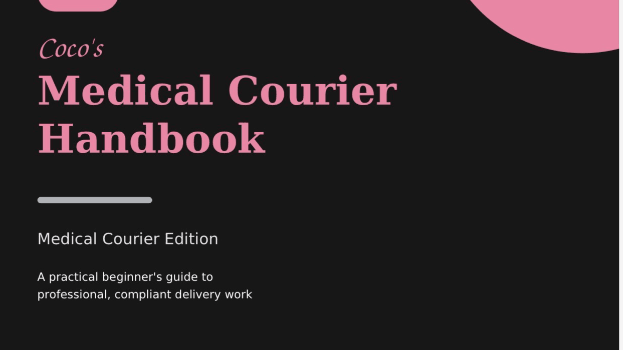 Get My (Medical Courier 1099 Business get  Now!)