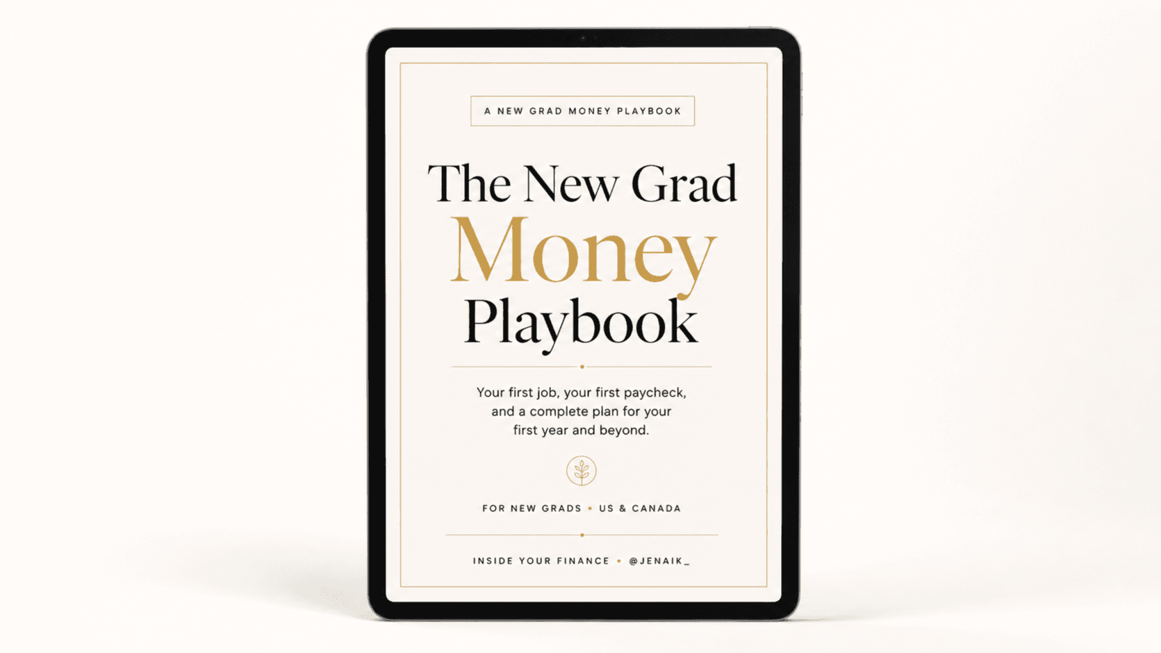 The New Grad Money Playbook
