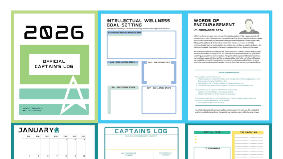 The Official Captain's Log & Planner