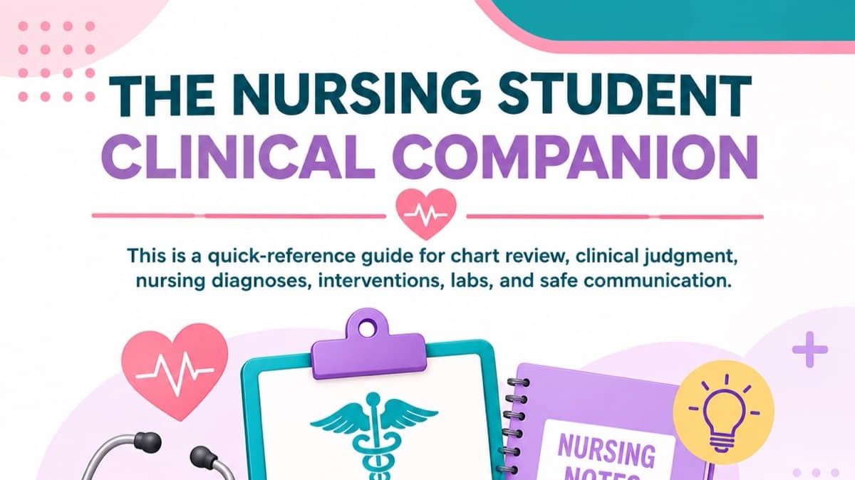 The Nursing Student Clinical Companion