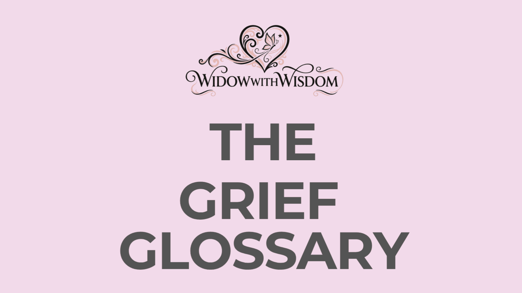 Free Grief Glossary Download