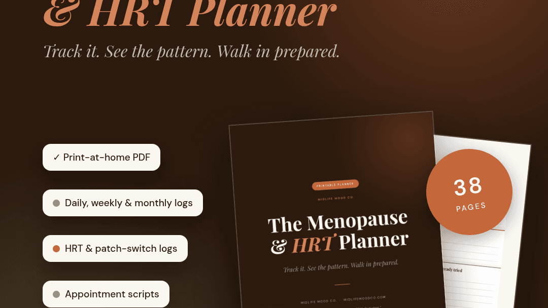 The Menopause & HRT Planner (Printable)