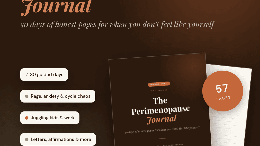 The Perimenopause Journal (Printable)