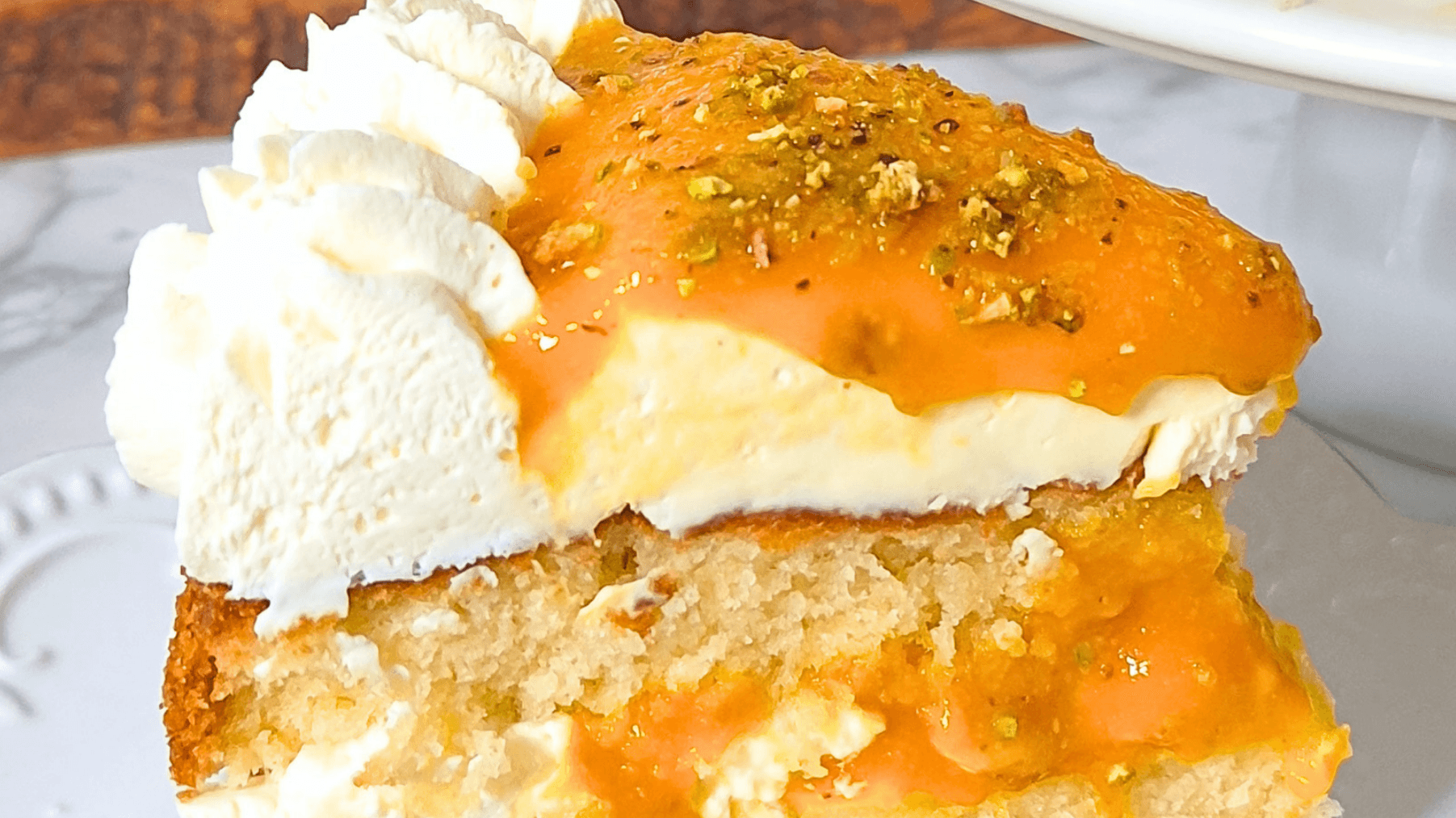 Mango & Clotted Cream Cake