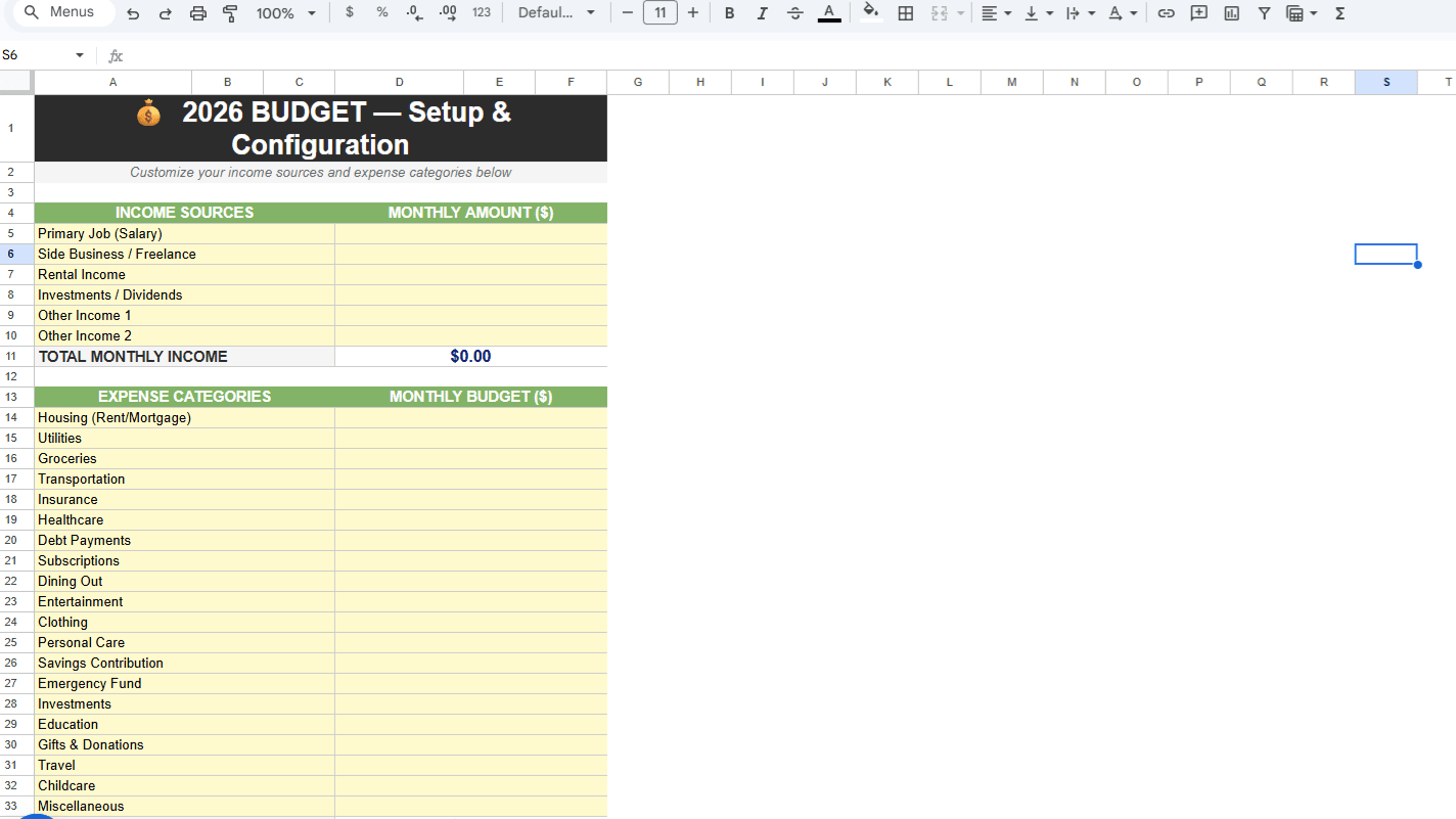 Financial Bundle: Debt & Budget Tracker