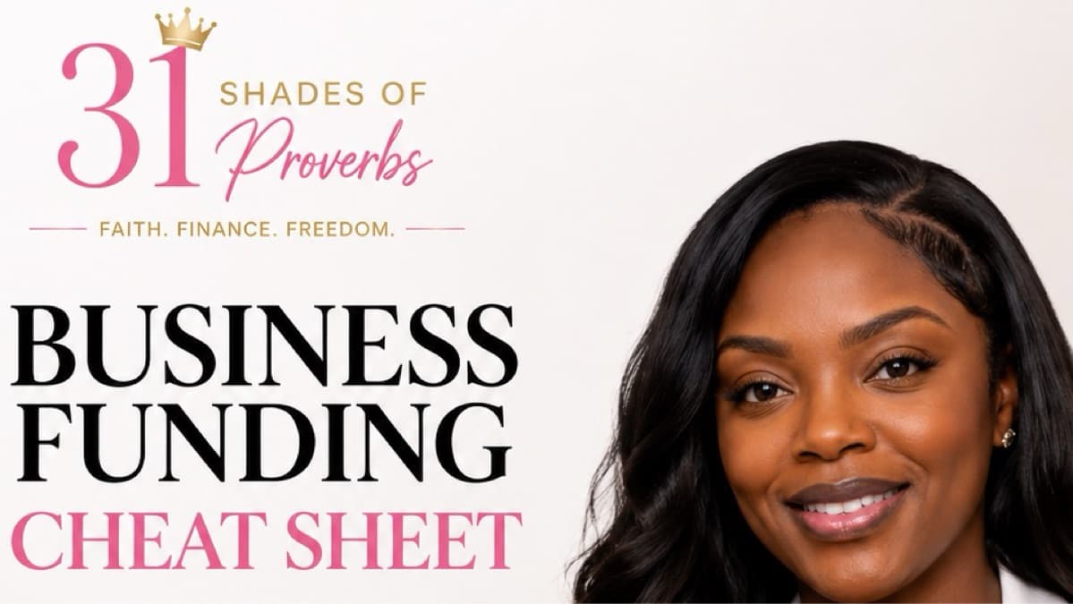 Business Funding Cheat Sheet 