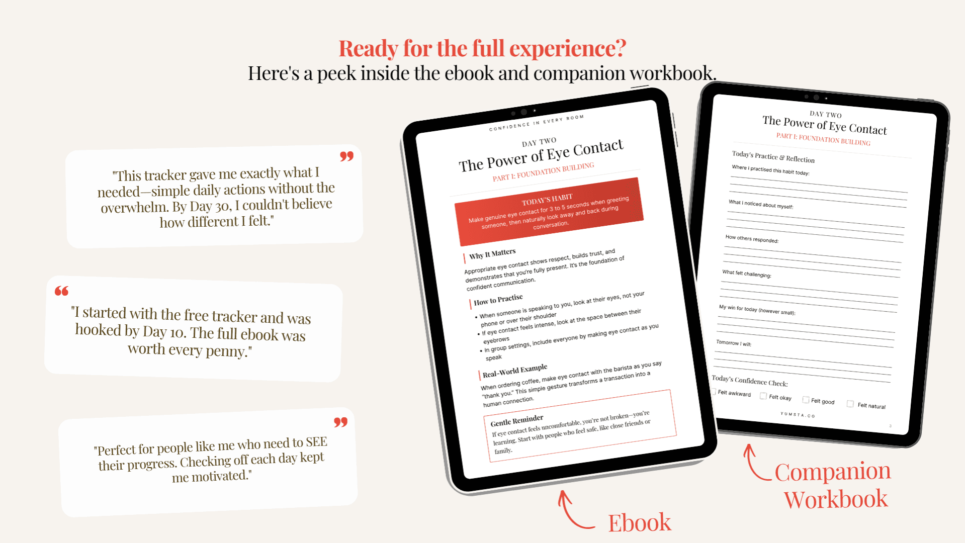 Confidence in Every Room: Companion Workbook