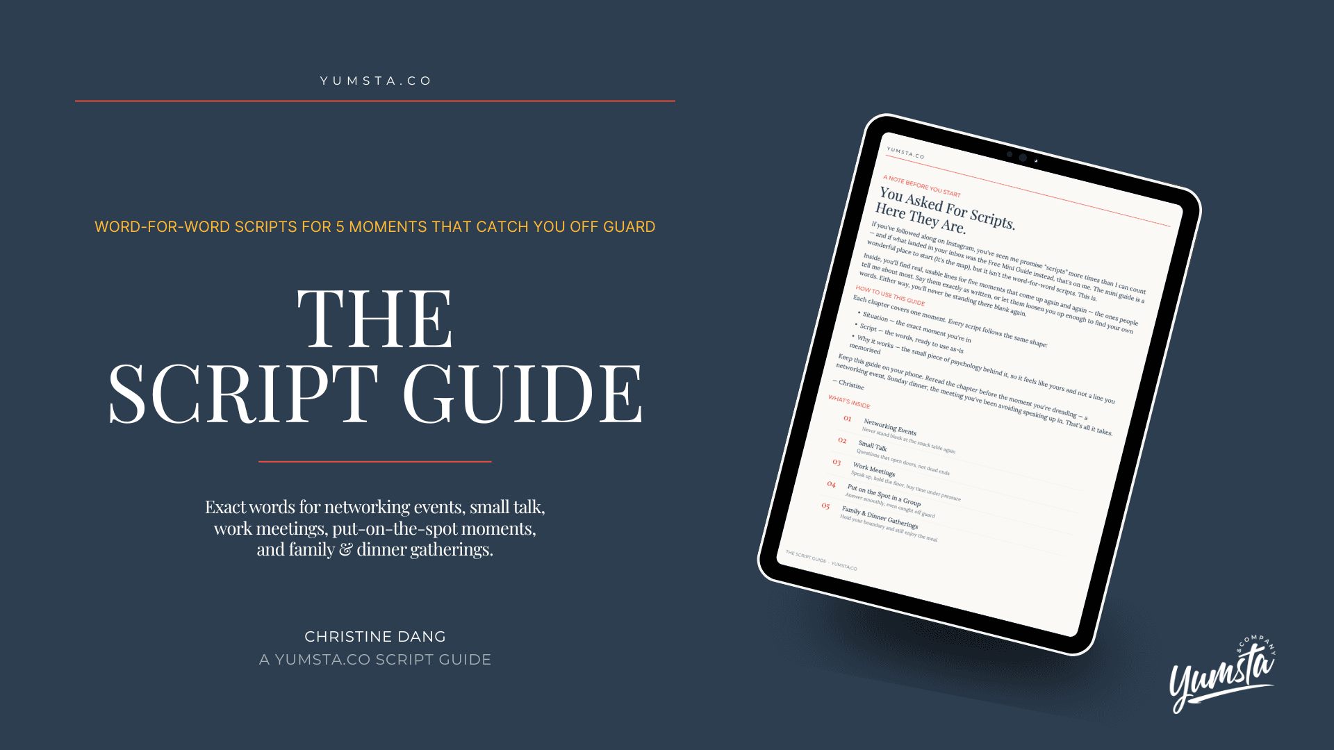 The Script Guide: 5 Moments, Word-for-Word
