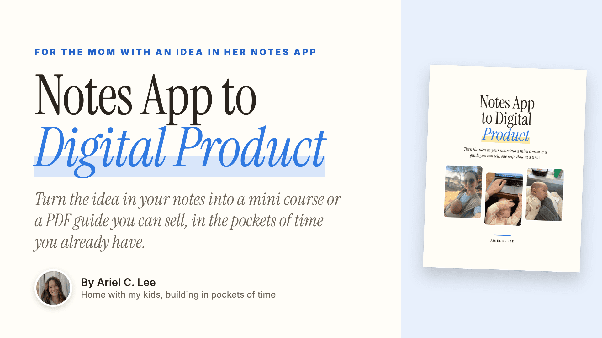 Notes App to Digital Product