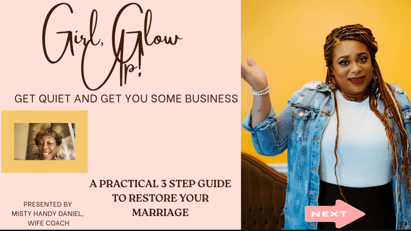 Glow Up, Get Quiet and Get You Some Business