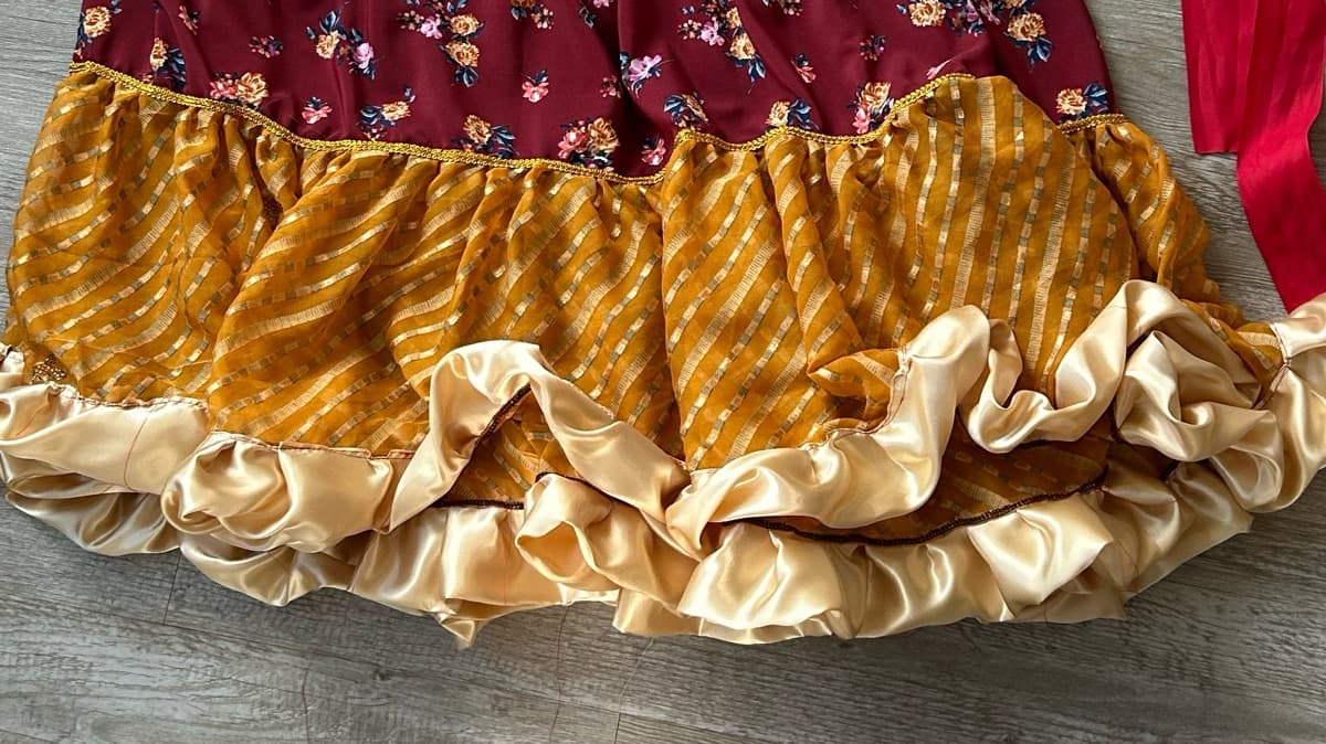 Traditional Tiered Roma Skirts - Multi