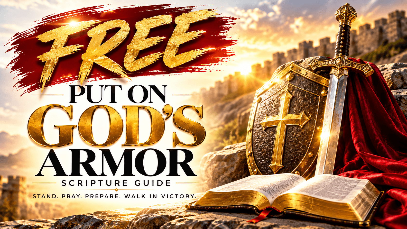 FREE: Put On God’s Armor — Daily Scripture Prayer 