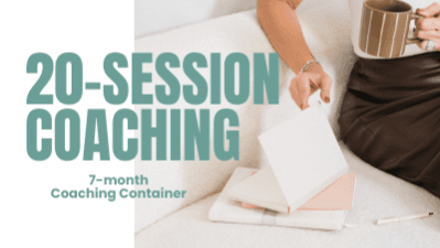 20-Session Coaching Package 