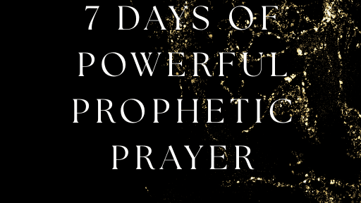 Get the 7days of prophetic prayer 