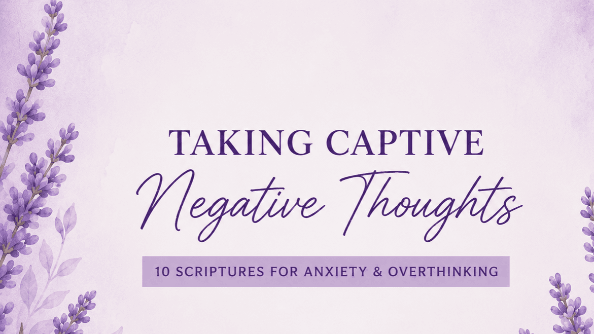 Scripture Cards for Negative Thoughts