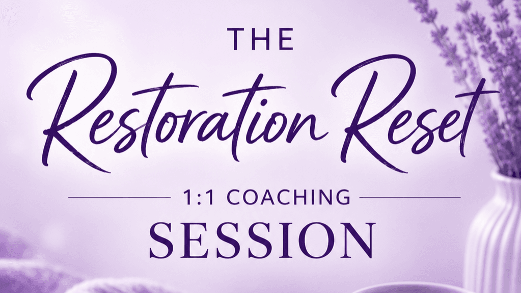 Begin Your Restoration Reset
