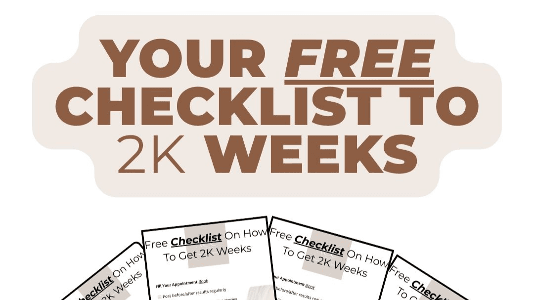 Get Your Free Checklist For 2k Weeks