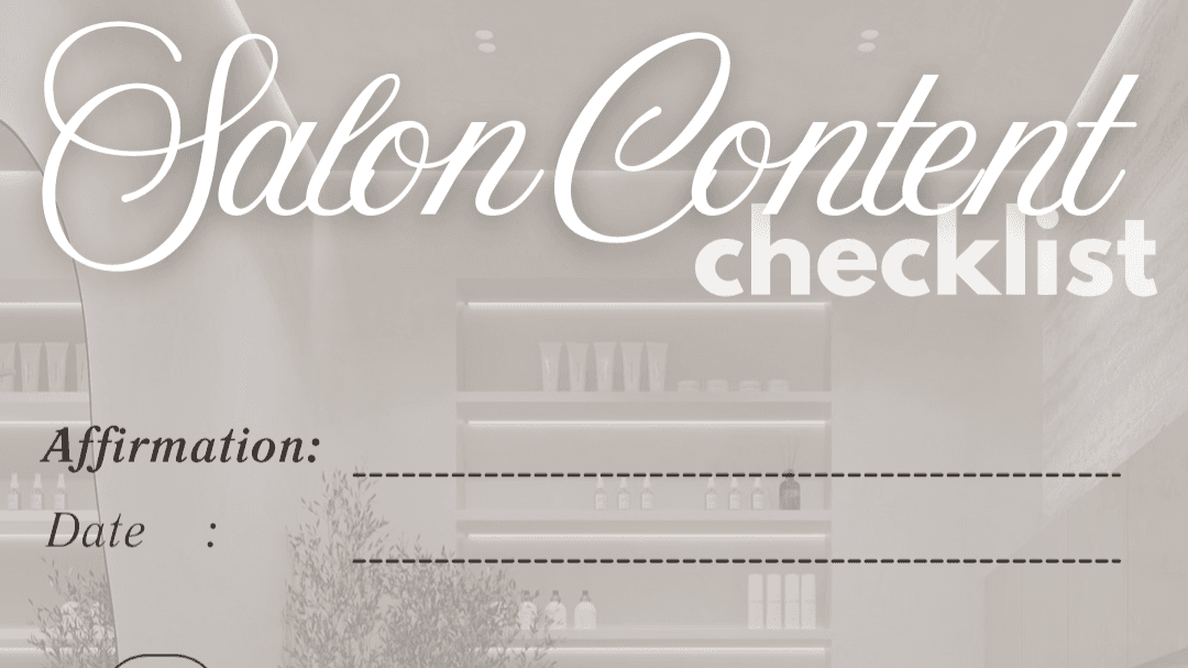 4 Weeks Of Content Checklist - FREE GUIDE