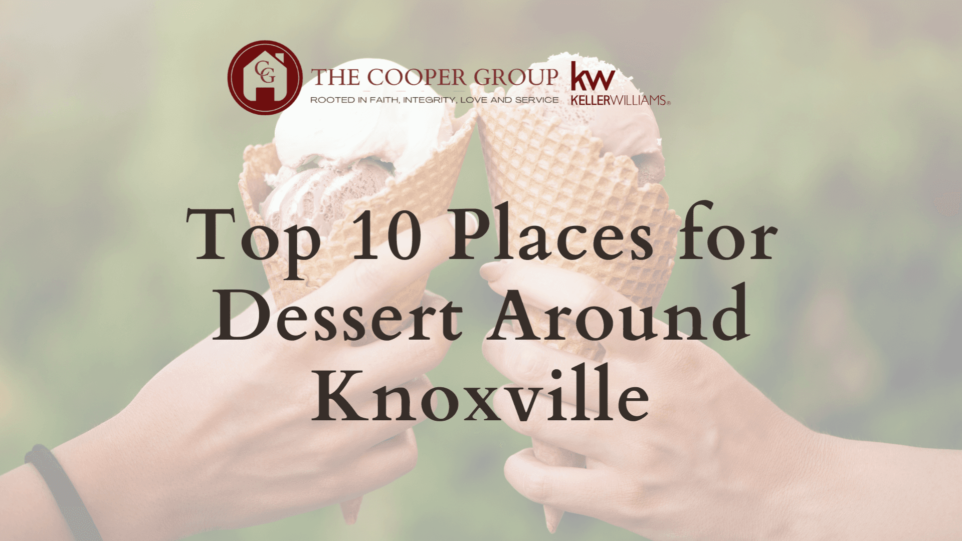 Top 10 Places for Dessert Around Knoxville