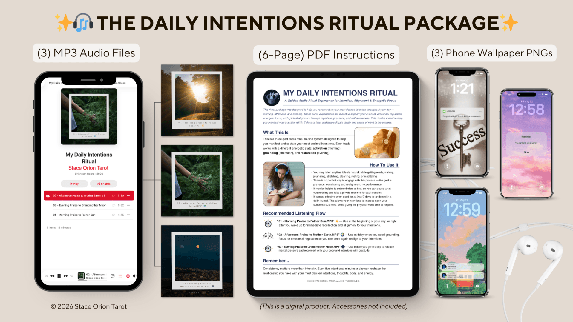🎧 The Daily Intentions Ritual Audio Package