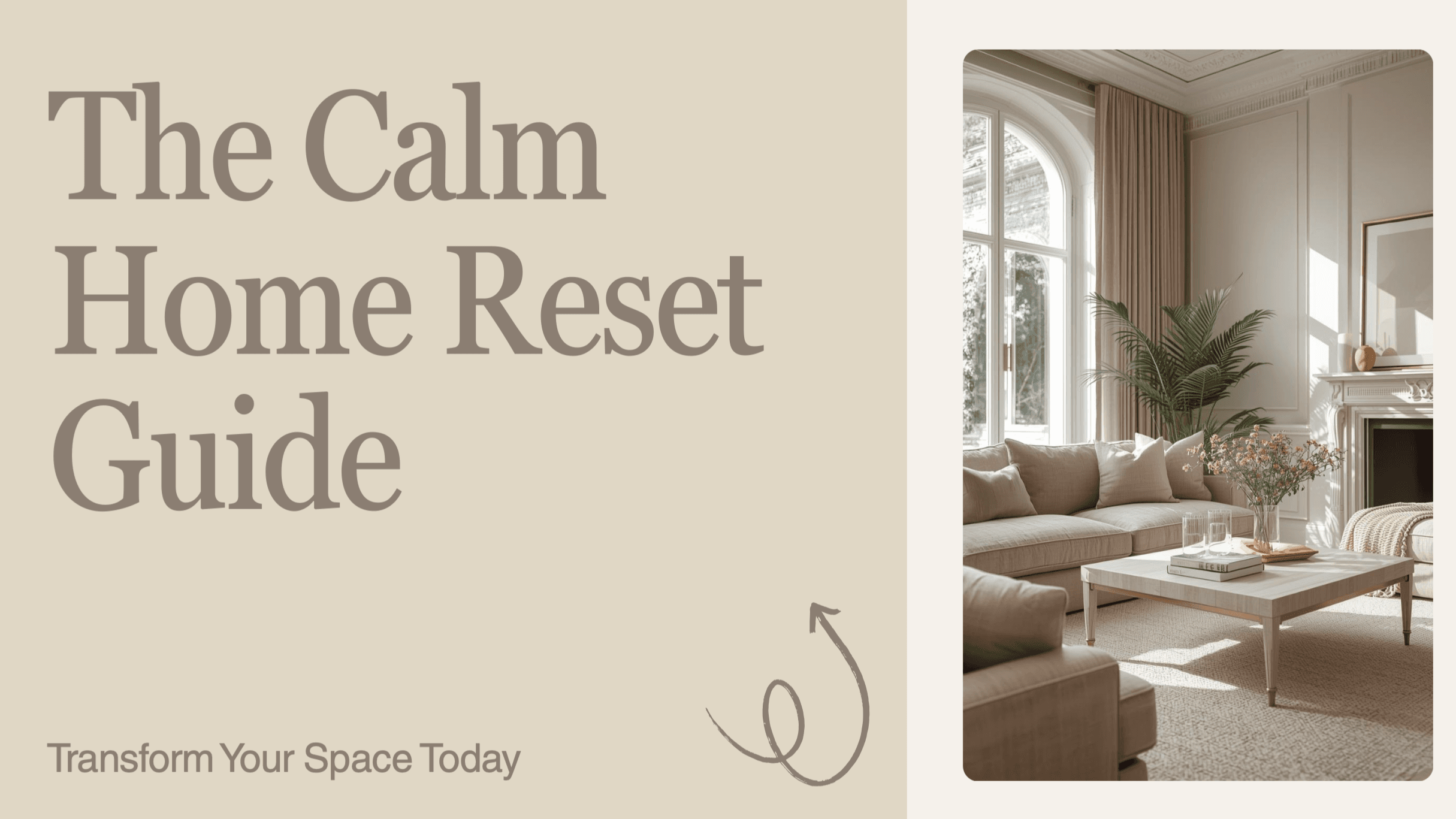 Get My "Calm Home reset Guide "Now!