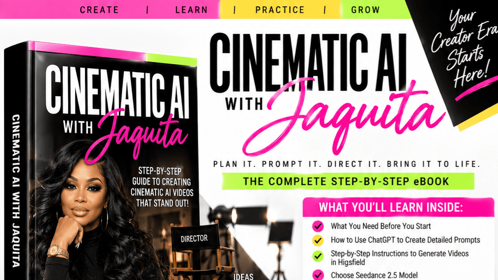 CINEMATIC AI WITH JAQUITA EBOOK