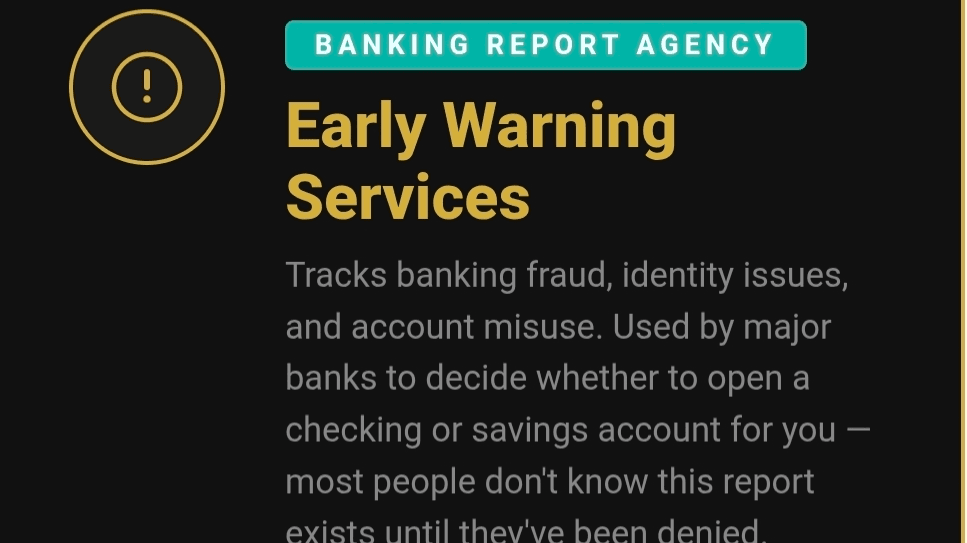Get My Early Warnings and ChexSystems Guide Now!