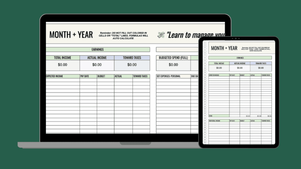 Get my Creative Budget Tracker 💰